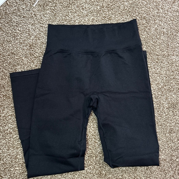 PINK Active Black Leggings Size M - Picture 1 of 3